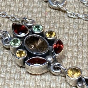 Nicky Butler Gemstone 925 Silver Necklace